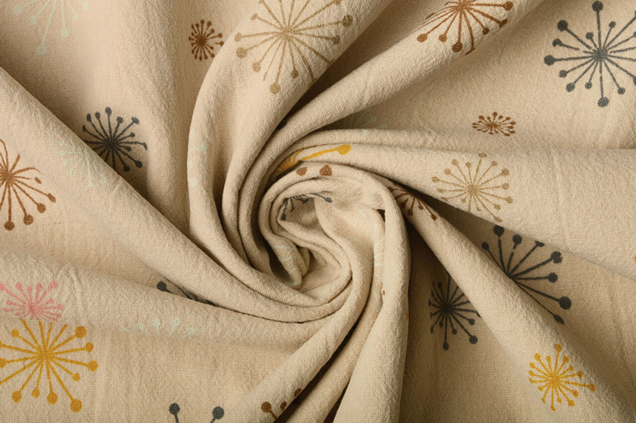Oeko-Tex®  100% Washed Cotton Dandelion Light Sand
