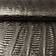 Pleated Lamé Anthracite