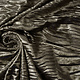 Pleated Lamé Anthracite