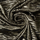 Pleated Lamé Anthracite