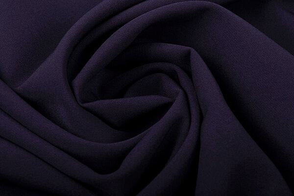 Crepe Stretch Tiefes Dunkellila Crepe Stretch Tiefes Dunkellila