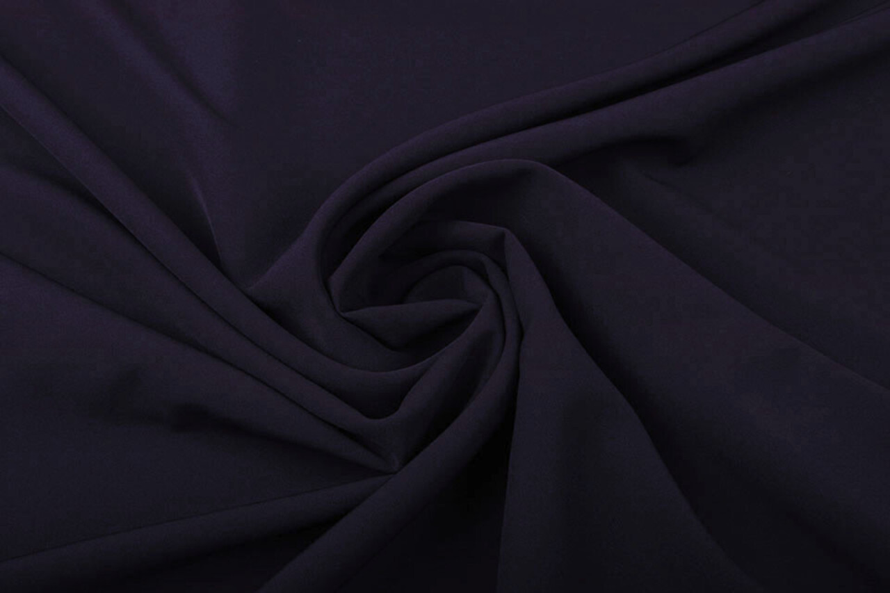 Crepe Stretch Deep Dark Purple Crepe Stretch Deep Dark Purple