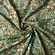 100% Viscose Bloemen Paisley Groen