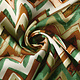 100% Viscose Confuso ZigZag Green