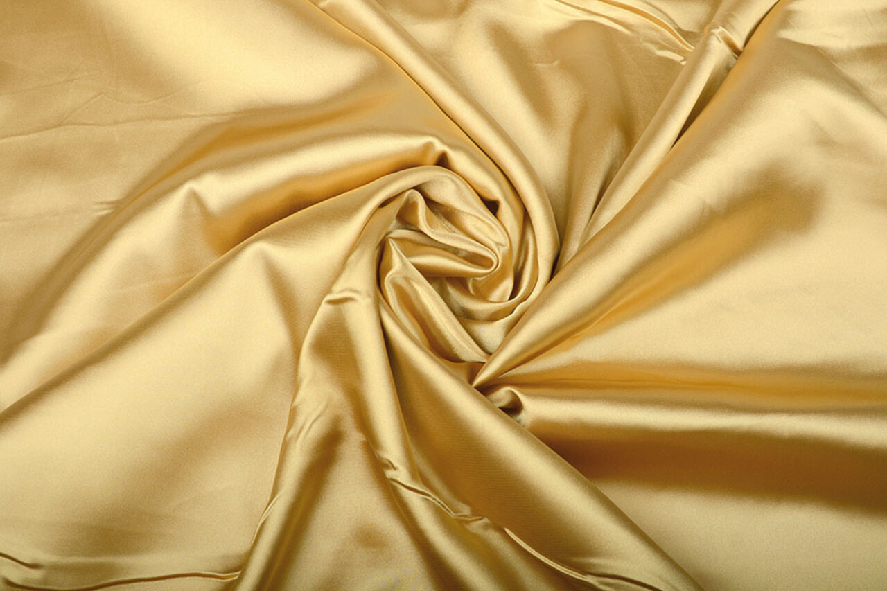 Stretch Satin Gold
