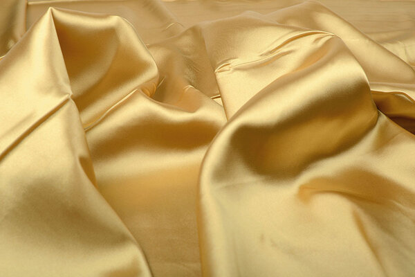 Stretch Satin Gold