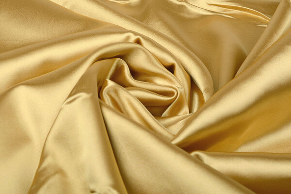 Stretch Satin Gold