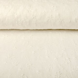 Jersey Stickerei Daisy Creme Jersey Stickerei Daisy Creme