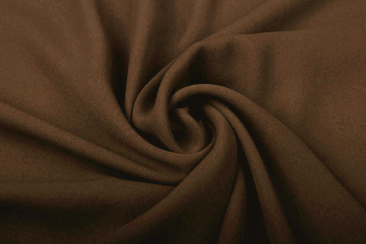 Crêpe Georgette Marron Foncé