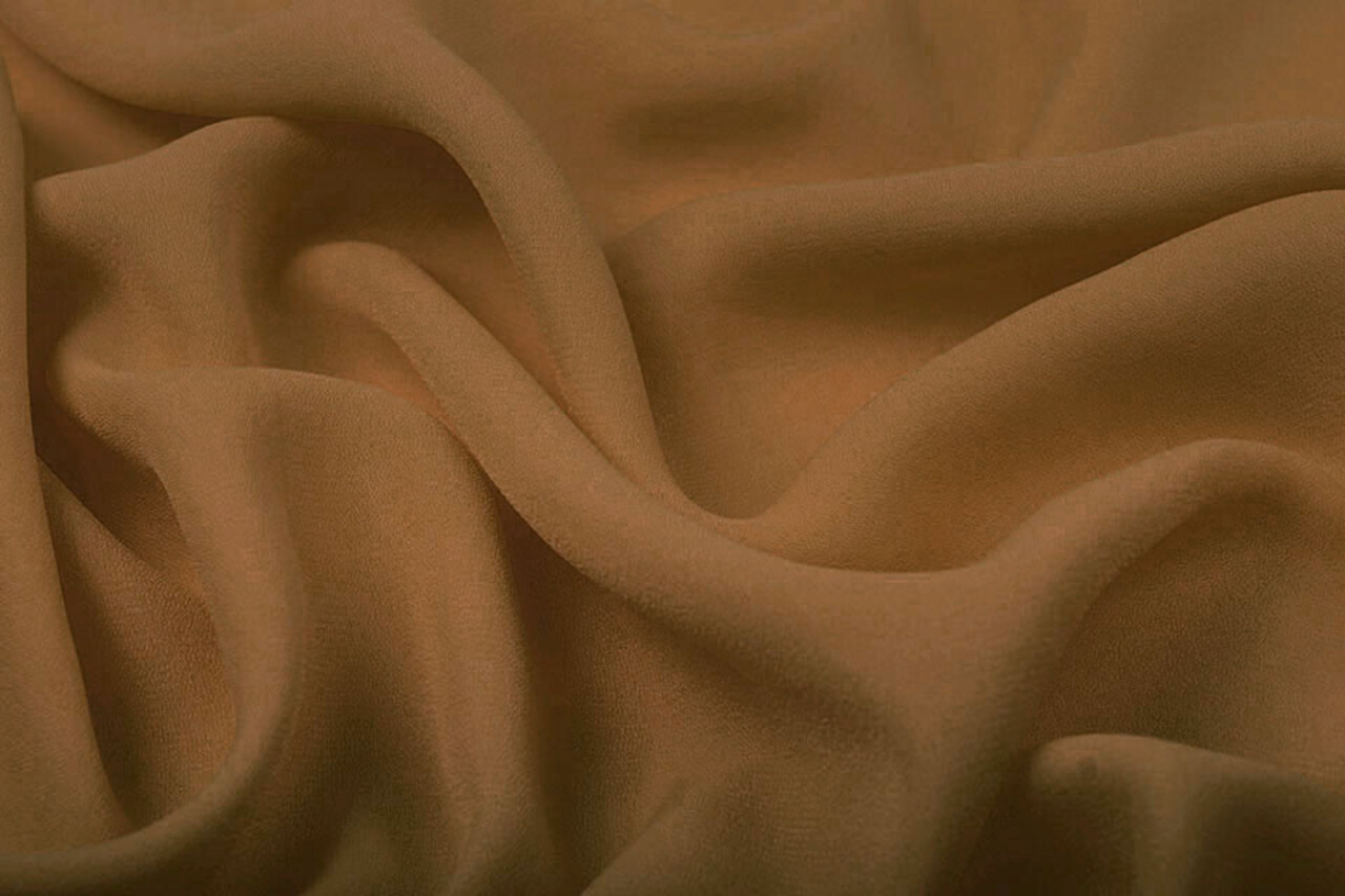 Crêpe Georgette Mocha brown Crêpe Georgette Mocha brown