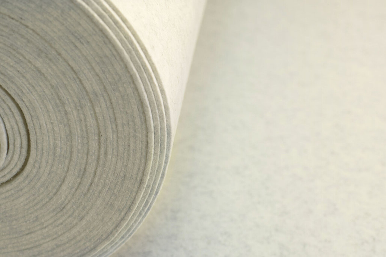 Koreaans Vilt 3 mm Creme Melange Koreaans Vilt 3 mm Creme Melange