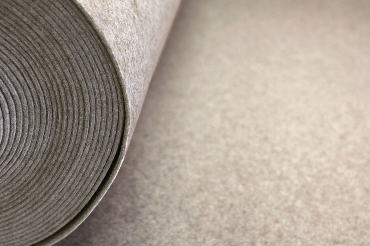 Korean Felt 3 mm Light Taupe Melange Korean Felt 3 mm Light Taupe Melange