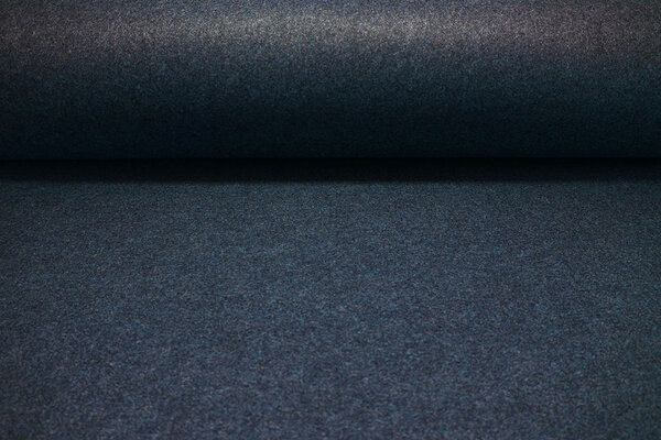 Koreaans Vilt 1 mm Marine Blauw Melange