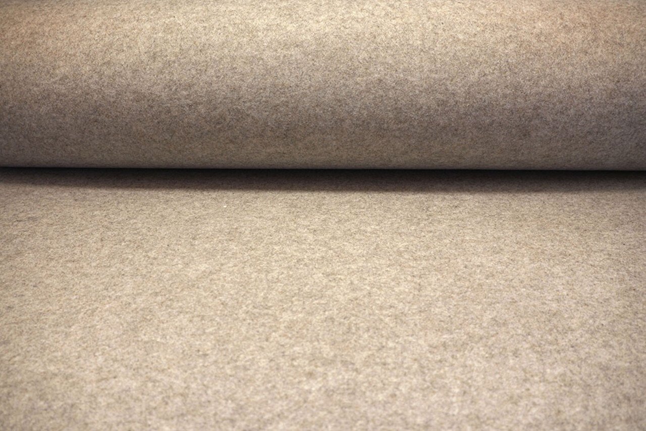 Koreanischer Filz 1 mm Hell Taupe Melange Koreanischer Filz 1 mm Hell Taupe Melange