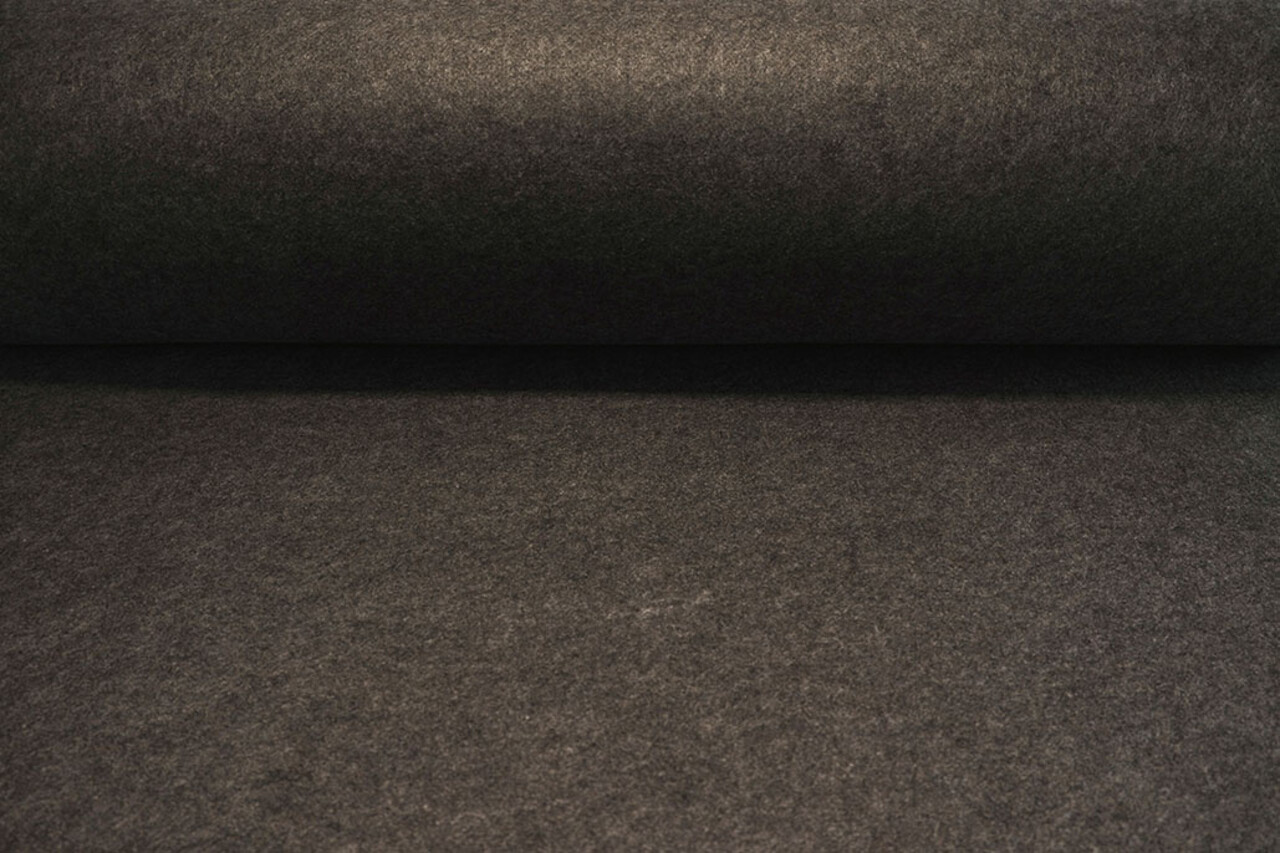 Korean Felt 3 mm Dark Brown Melange Korean Felt 3 mm Dark Brown Melange