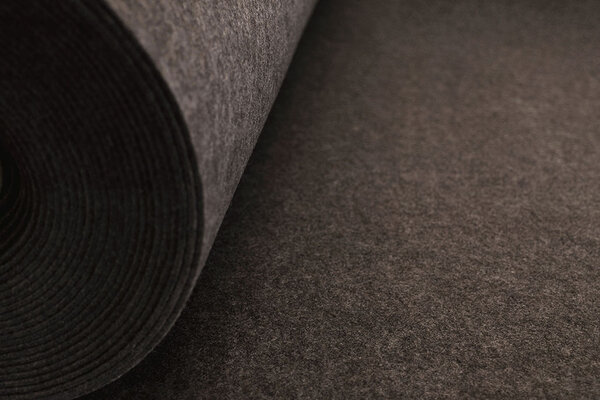Feltro Coreano 3 Mm Marrone Scuro Mélange