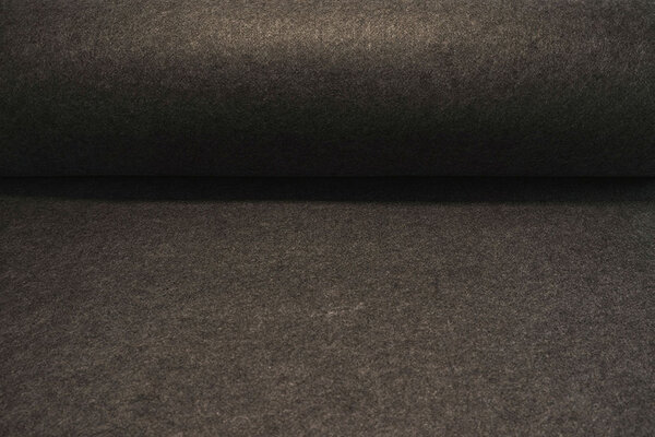 Korean Felt 1 mm Dark Brown Melange