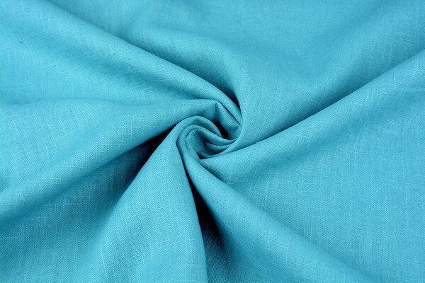 Oeko-Tex®  Gewaschenes Leinen Aqua