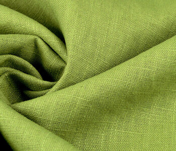 Oeko-Tex®  Washed Linen Moss Green