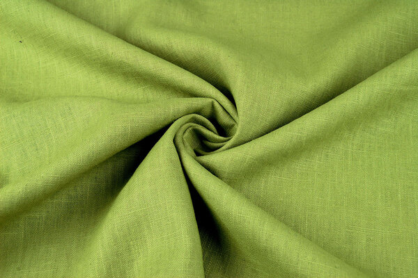 Oeko-Tex®  Washed Linen Moss Green