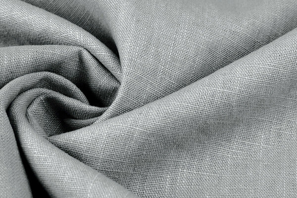 Oeko-Tex®  Gewaschenes Leinen Blau Grau