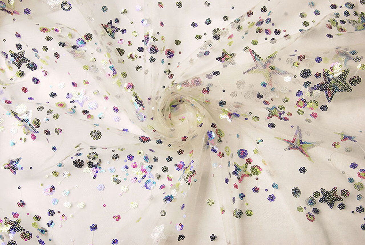 Netz Bestickt Pailletten Juul Multi Netz Bestickt Pailletten Juul Multi