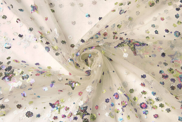 Mesh Ricamato Paillettes Juul Multicolore Mesh Ricamato Paillettes Juul Multicolore
