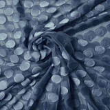 Fine Tulle Dots Jeans Blue