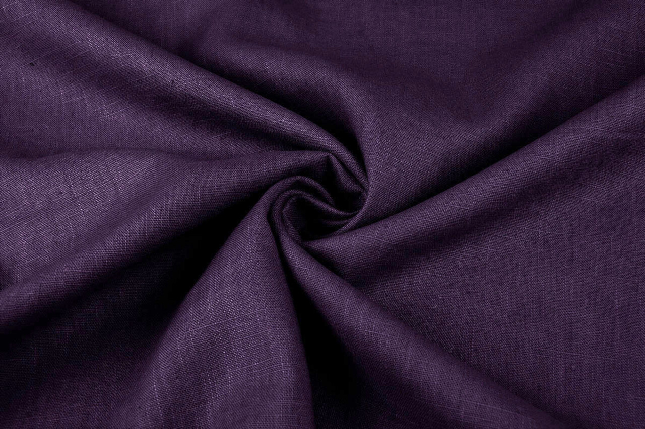 Oeko-Tex® Lavato Lino Scuro Viola Oeko-Tex® Lavato Lino Scuro Viola