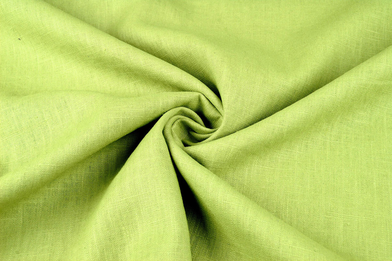 Oeko-Tex®  Gewaschene Leinen Limette Oeko-Tex®  Gewaschene Leinen Limette
