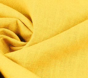 Oeko-Tex®  Washed Linen Citron Yellow