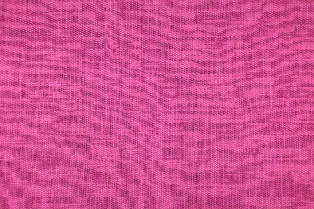 Oeko-Tex®  Washed Linen Fuchsia