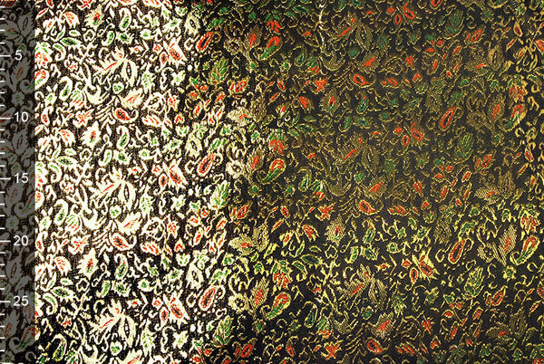 Brocade Kaupapa Navy Gold Multi