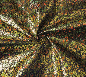 Broccato Kaupapa Blu Navy Oro Multicolore Broccato Kaupapa Blu Navy Oro Multicolore