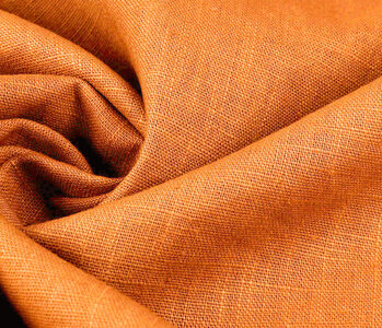 Oeko-Tex®  Gewaschenes Leinen Orange