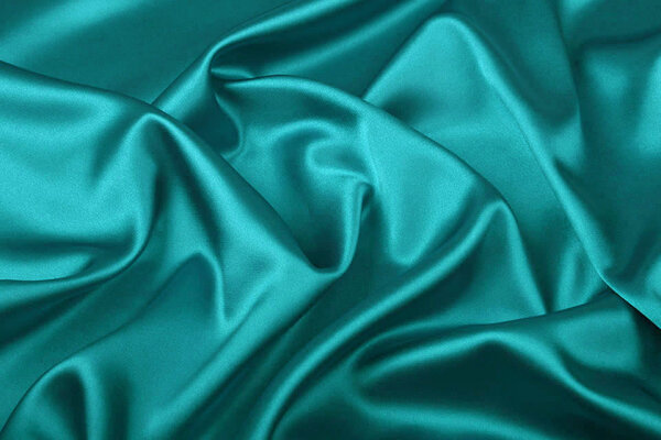 Stretch Satin Sea Green