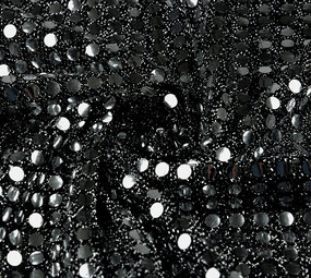 Pailletten, Flitter auf Lurex Silber-Silber Pailletten, Flitter auf Lurex Silber-Silber