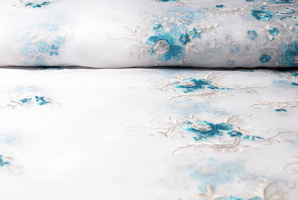 Bordada Voile Aqua