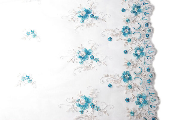 Bordada Voile Aqua