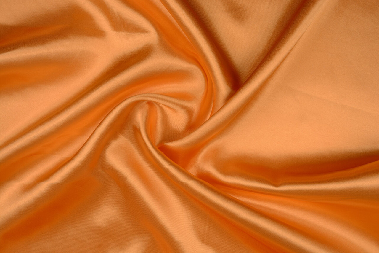 Poly Satin Dunkel Orange Poly Satin Dunkel Orange