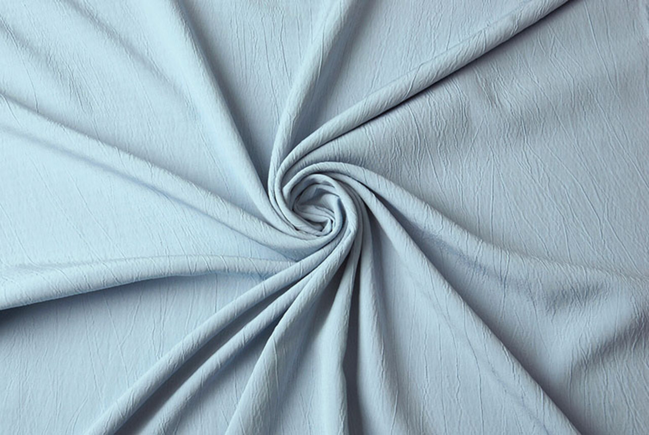 Crinkle Crêpe Baby Blue