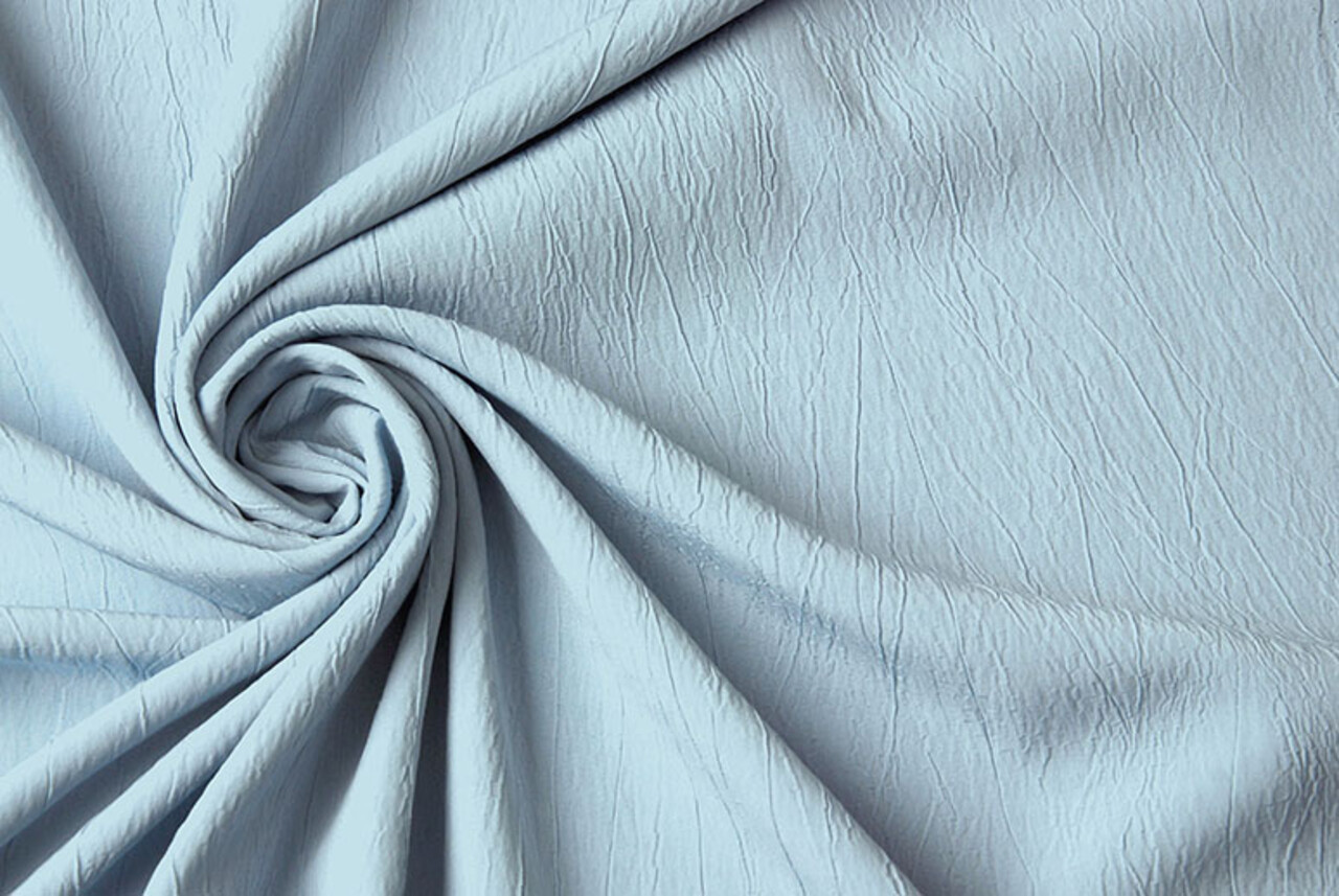 Crinkle Crêpe Baby Blauw Crinkle Crêpe Baby Blauw