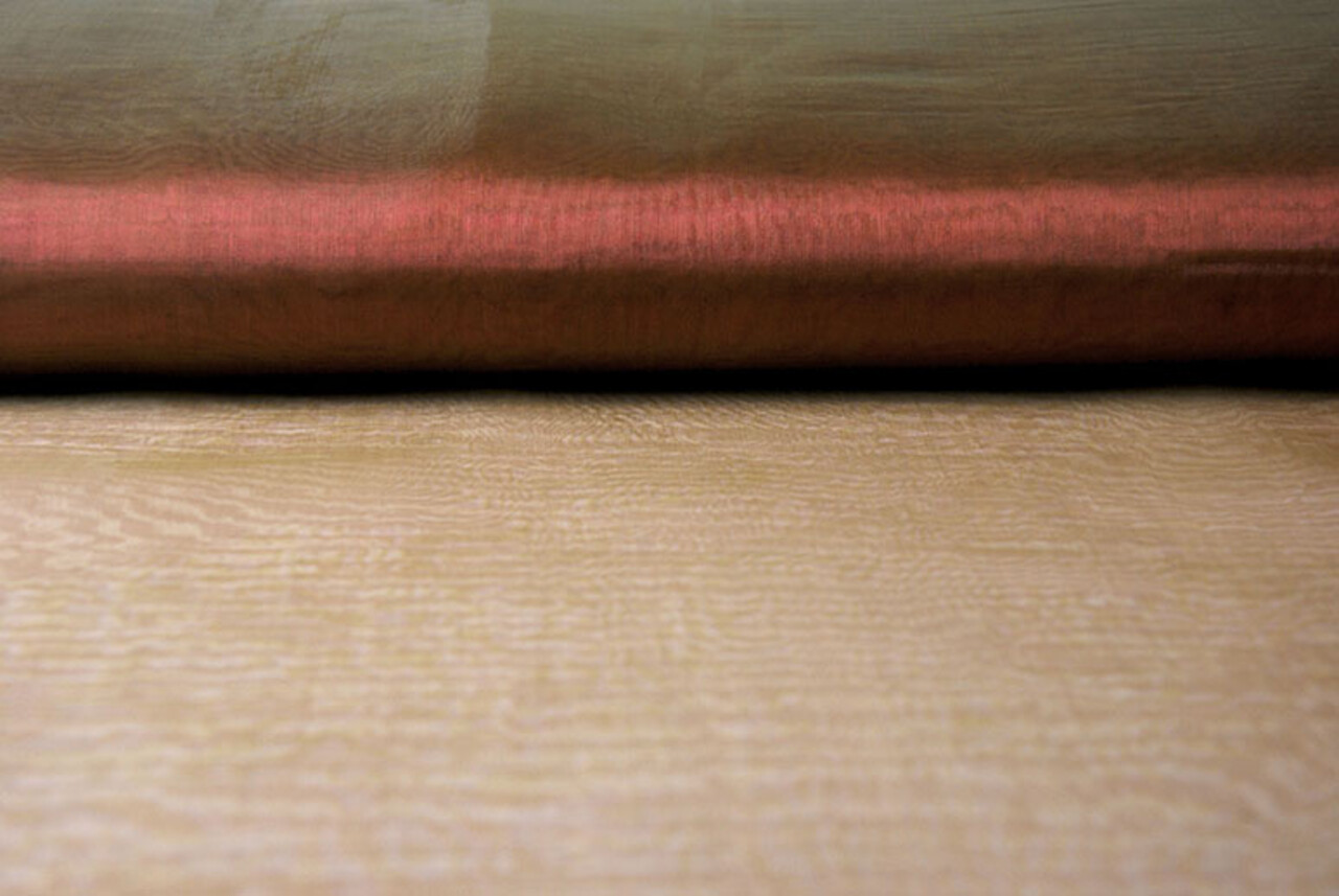 Organza Stoff Two-Tone Fuchsia-Gold Organza Stoff Two-Tone Fuchsia-Gold