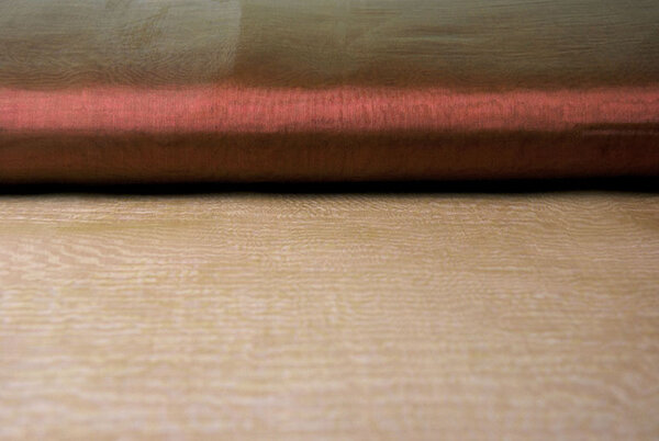 Organza Two-Tone Fuchsia-Gold