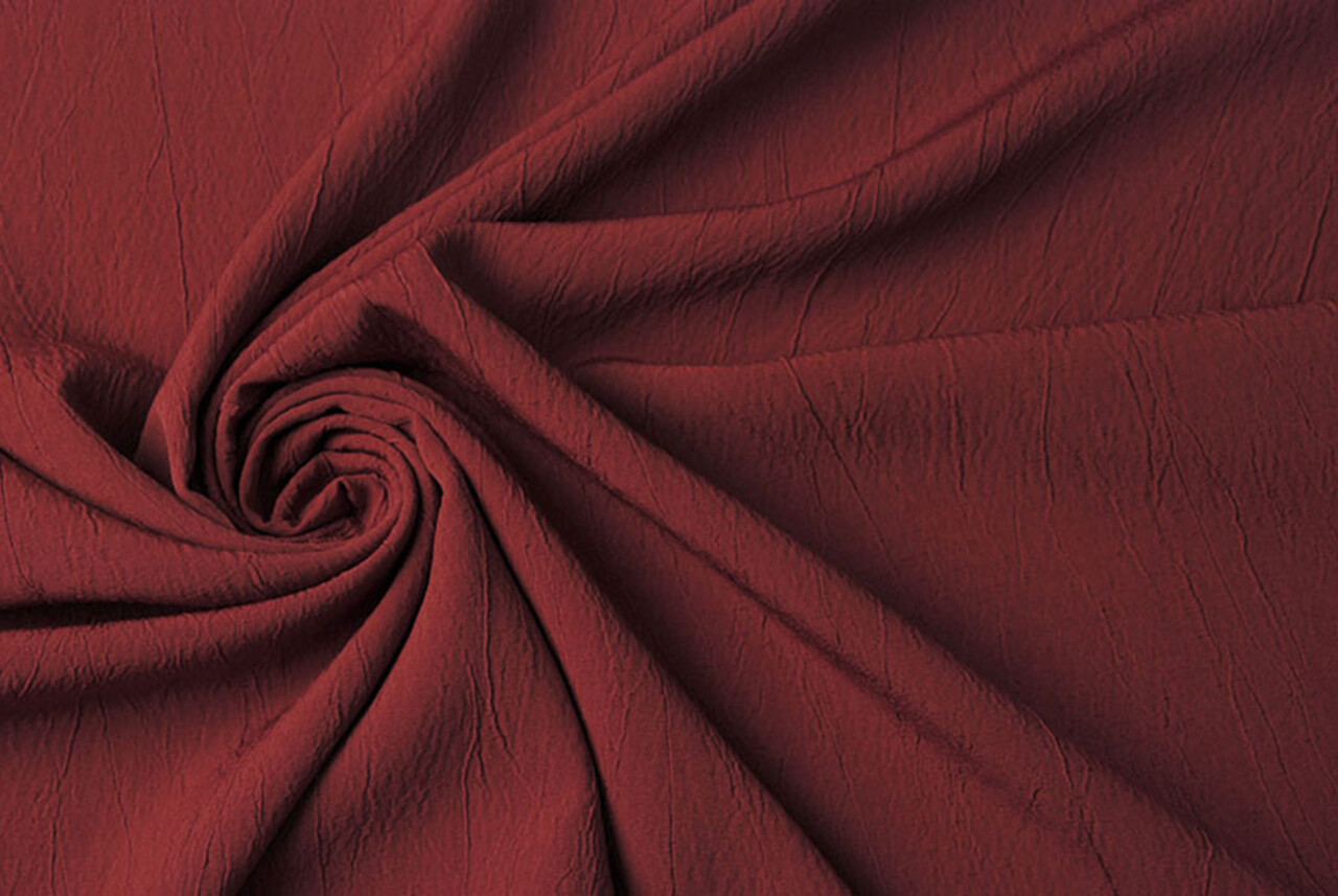 Crinkle Crêpe Red