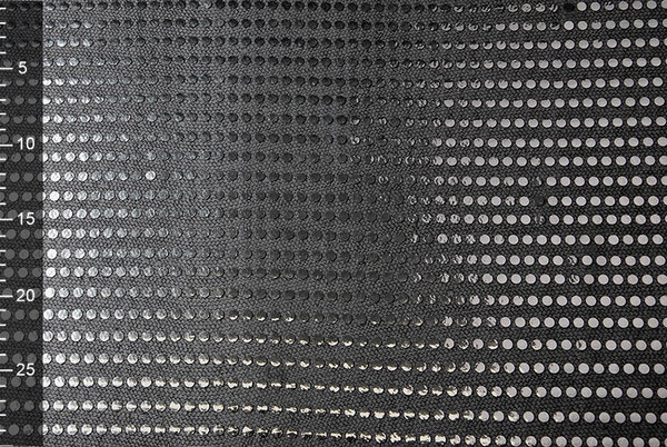 Paillettes su Lurex Nero Argento