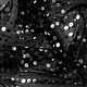 Sequins on Lurex Black Silver