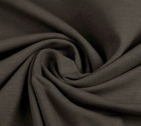 Oeko-Tex®  Jersey Stoff Baumwolle Taupe Oeko-Tex®  Jersey Stoff Baumwolle Taupe