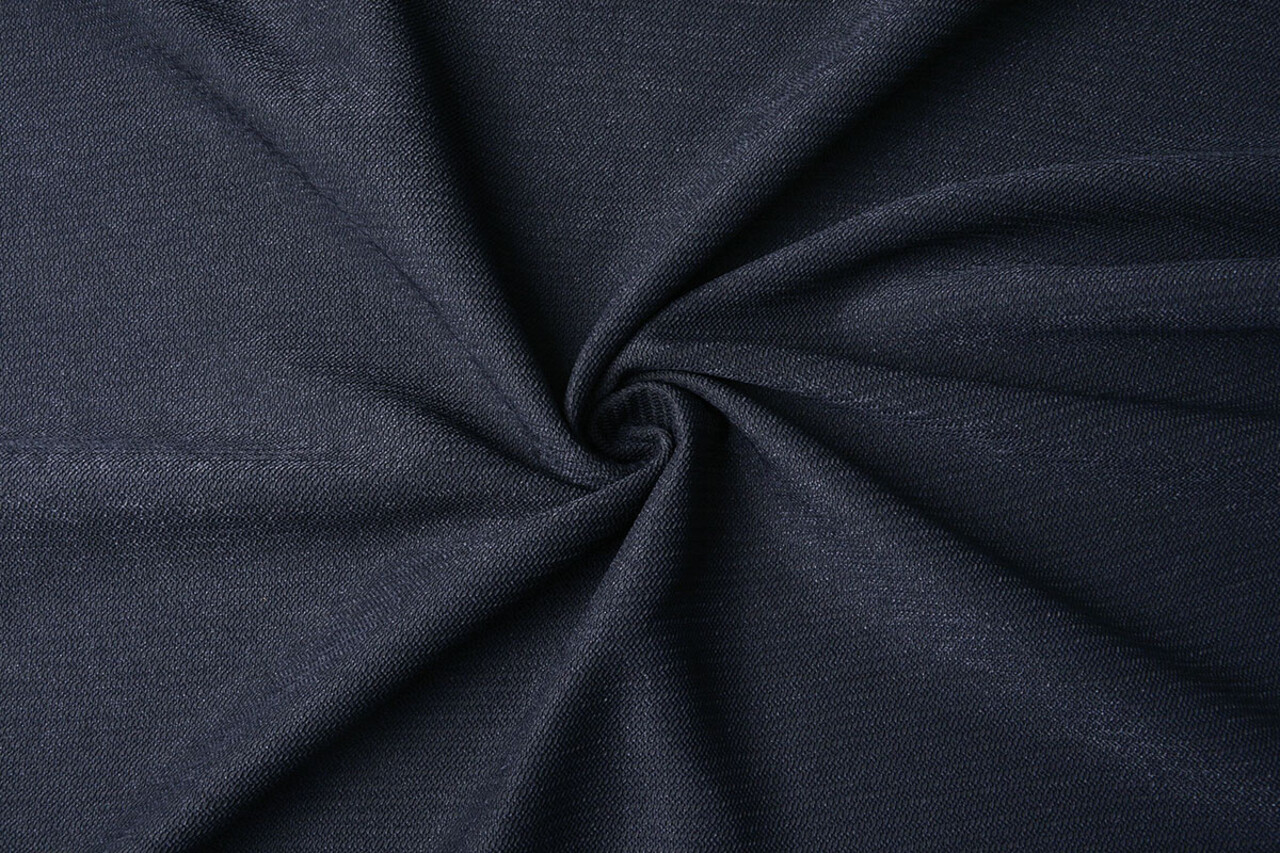 Meubelstof Visgraat Foncé Bleu Marine Meubelstof Visgraat Foncé Bleu Marine