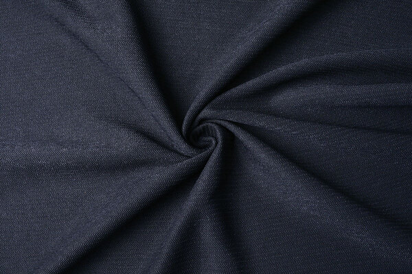 Meubelstof Visgraat Scuro Blu Navy